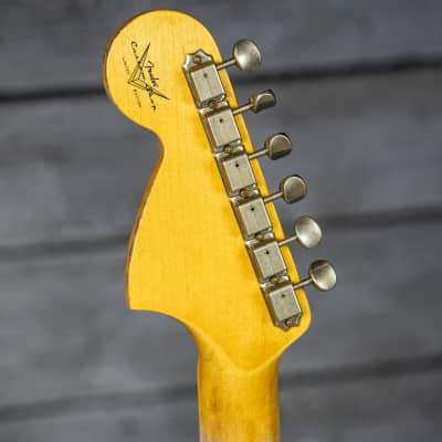 Fender Custom Shop W21 Ltd '67 Heavy Relic Stratocaster - Aged Olympic White over 3-Tone Sunburst image 10