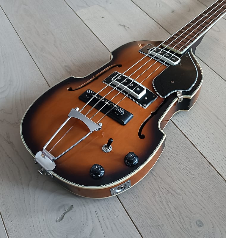Conrad Violin Bass 1960s - Sunburst image 1