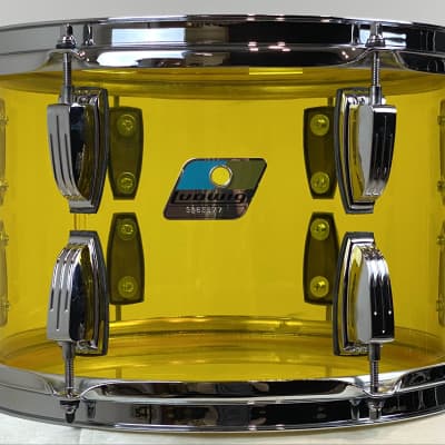 Ludwig 18/12/14/5x14" Vistalite Jazzette Drum Set - Yellow Vistalite w/ Exclusive 18" BD! image 12