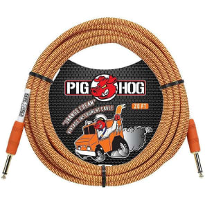 Pig Hog PCH20CC Vintage Series 1/4" TS Straight Instrument/Guitar Cable - 20'