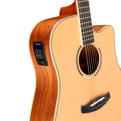 Tanglewood DBT D CE BW Dreadnought Acoustic-Electric Guitar Natural image 5