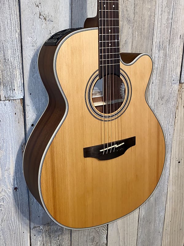 Takamine GN20CE NS G20 Series NEX Cutaway Acoustic Electric Guitar Natural Satin Reverb