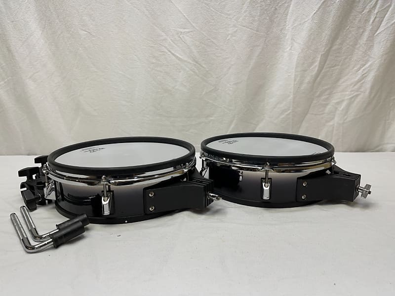 TWO Roland PD-125 BK V Drum 12 Mesh Head PD125 MOUNTS