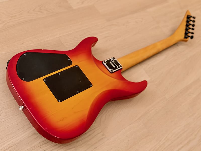 1990 Charvel by Jackson Archtop Dinky DKA-110-HH Cherry Sunburst, Japan |  Reverb UK