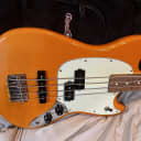 Fender Mustang Offset PJ Bass Orange w Case