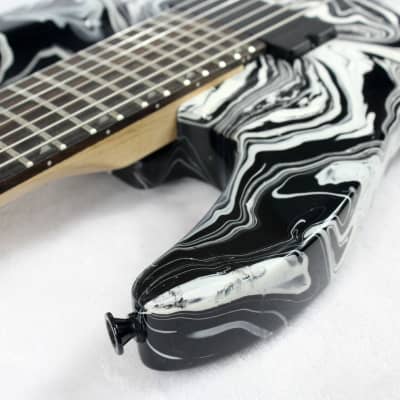 Custom Swirl Painted and Upgraded Jackson JS22-7 With Active EMG's image 12