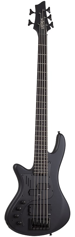 Schecter Stiletto-5 Stealth Pro LH Satin Black image 1
