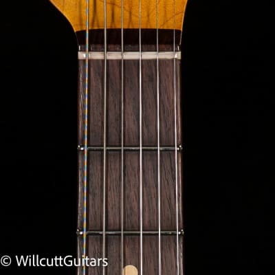 Fender Custom Shop Willcutt True '62 Stratocaster Journeyman Relic Lake Placid Blue '60 Oval C (098) image 5