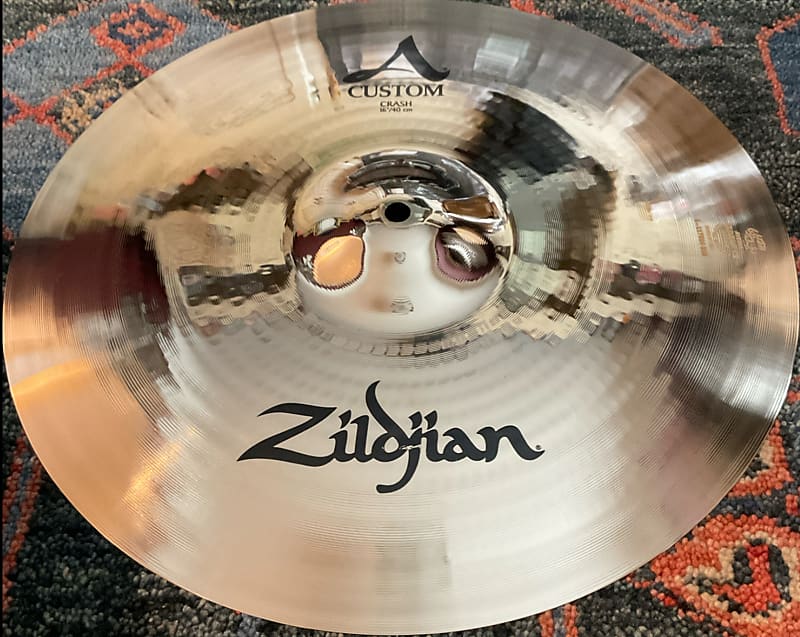 (MINT) Zildjian A Custom 16" Crash Cymbal image 1