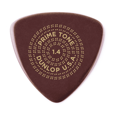Dunlop 513R14 Primetone Tri Smooth 1.4mm Triangle Guitar Picks (12-Pack)
