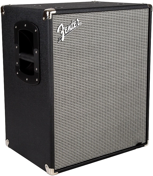 Fender Rumble 210 2x10" 700-watt Bass Cabinet - Silver Grille image 1