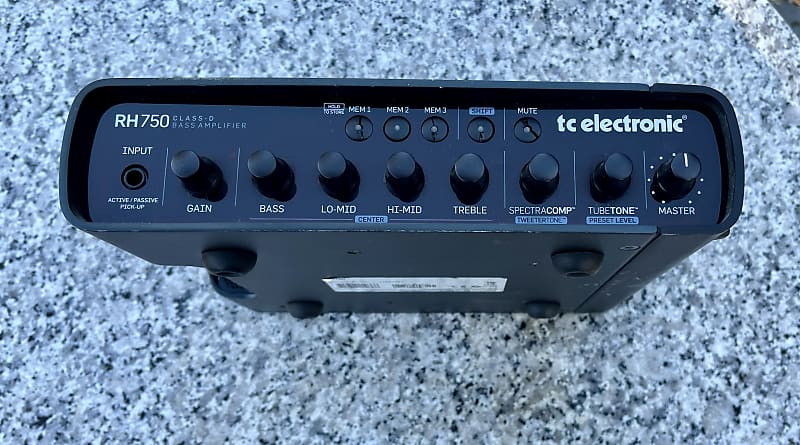 TC Electronic RH750 750w Compact Bass Amp Head | Reverb