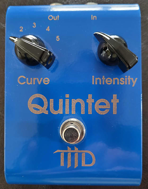 THD Quintet Tone Curve Pedal Blue