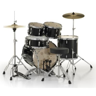 Pearl Roadshow 5pc Drum Set w/Hardware & Cymbals Jet Black image 13