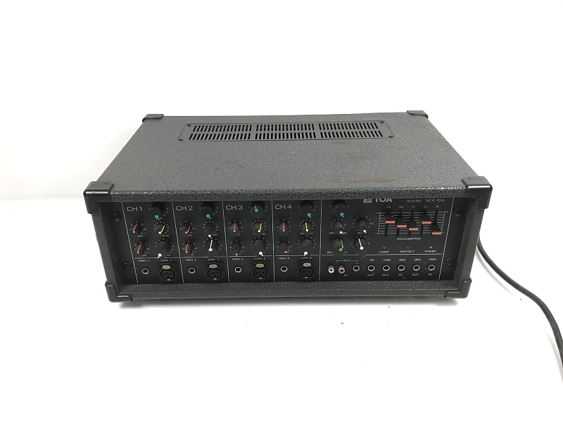 TOA MX104 Powered Mixer Reverb