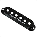Seymour Duncan Single Coil Pickup Cover-Black with Logo