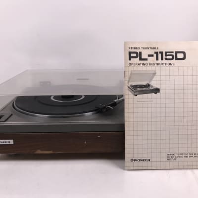 Vintage Pioneer PL-115D Automatic Return Stereo Turntable Record Player image 2
