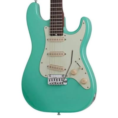 Schecter Artist Series Nick Johnston Traditional Electric Guitar (Atomic Green) for sale