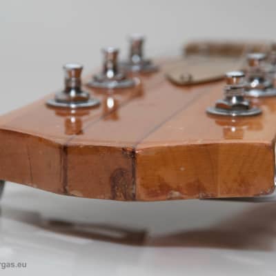 Kay Double Cut, Natural, Neck Through, ebony fingerboard 70's Vintage image 16