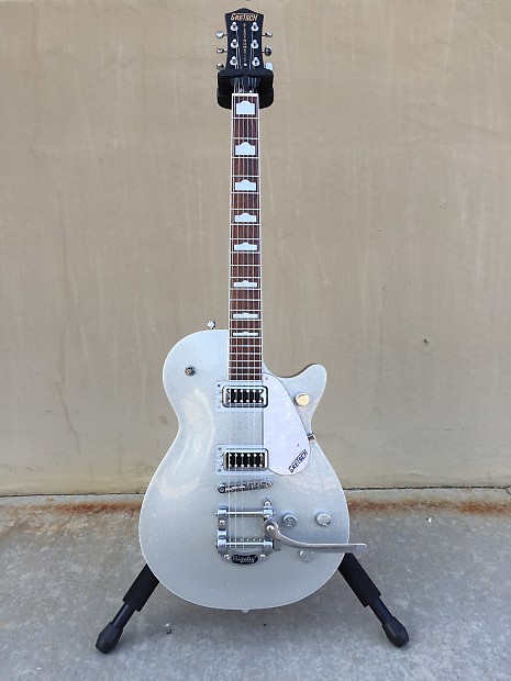 Gretsch G5439T Silver Sparkle Electromatic Pro Jet with Bigsby w/ Case