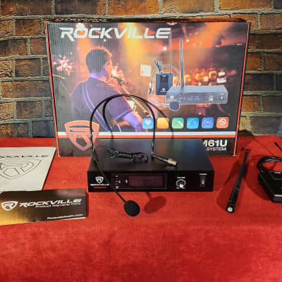 Rockville RWM61U Professional UHF Headset Guitar Wireless