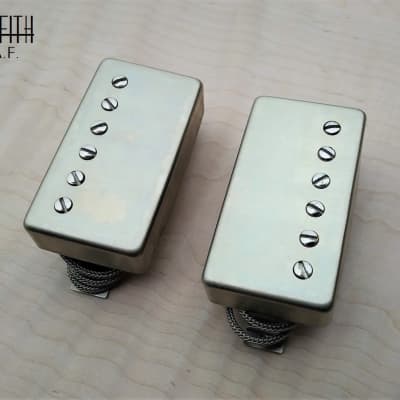 Griffith PAF Hand Wound Humbucker Pickup Set Lightly Aged image 3