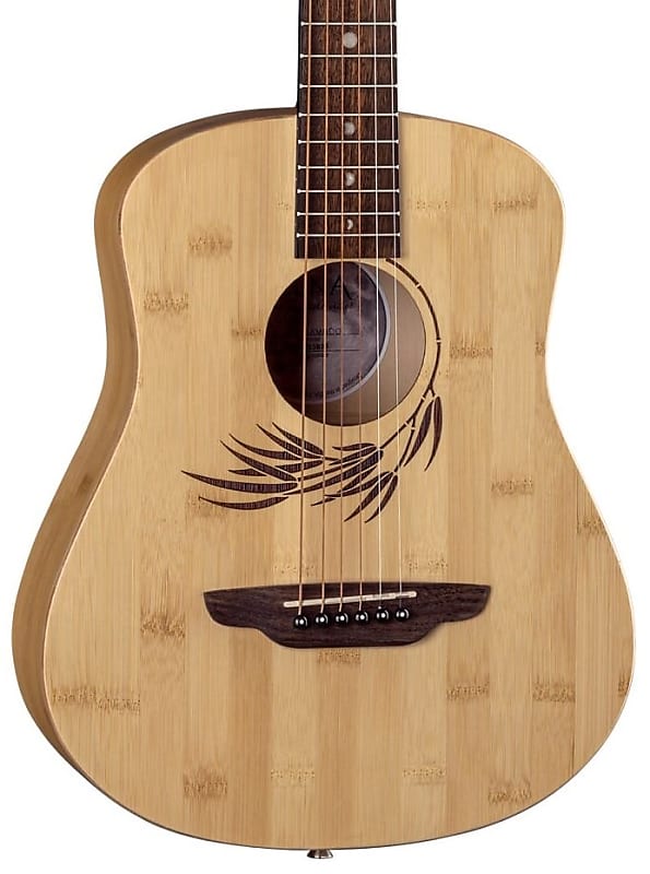 Luna Safari Bamboo Travel Guitar w/Gigbag image 1