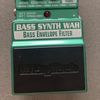 DigiTech X-Series Bass Synth Wah Envelope Filter 2010s - Green for sale
