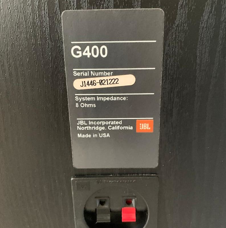 JBL G400 Black Reverb