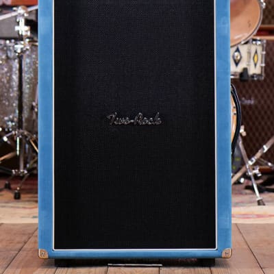 Two-Rock TS-1 100 Watt Black Chassis Head & 2x12 Cab - Medium Blue Suede for sale
