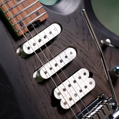 Cort X700 Triality Open Pore Black Burst w/Gigbag (B Stock) image 2