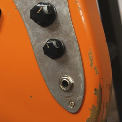 Luthier made Jazz Bass 2020 Aged Capri Orange image 11
