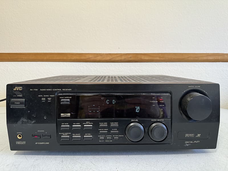 JVC RX778V Receiver HiFi Stereo Vintage Home Theater 5.1 Reverb