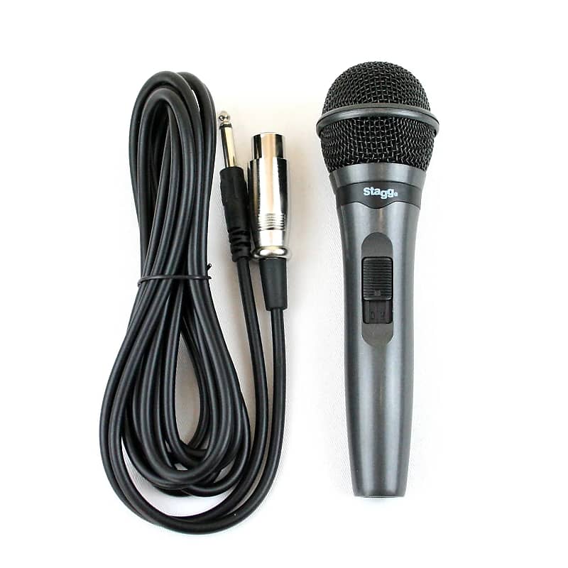 Stagg SDMP15 Cardioid Dynamic Microphone with XLR Cable image 1