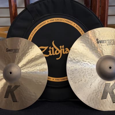Zildjian K Sweet 16" & 18" Crash Pack with Cymbal Bag image 1