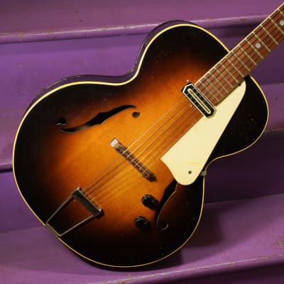 1940s Regal Rogers No 1 Electrified Archtop Guitar w/Charlie Christian-Style Pickup (VIDEO! Ready to Go) image 2