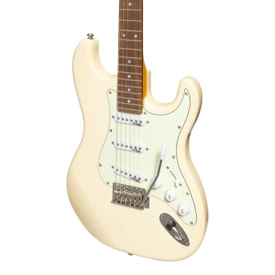 J&D Luthiers Traditional ST-Style Electric Guitar | Vintage White image 4