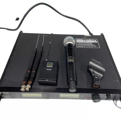 Shure UR4D Dual H4 Wireless Receiver W/(1)UR2 Handheld Transmitters #2420 (One) image 6