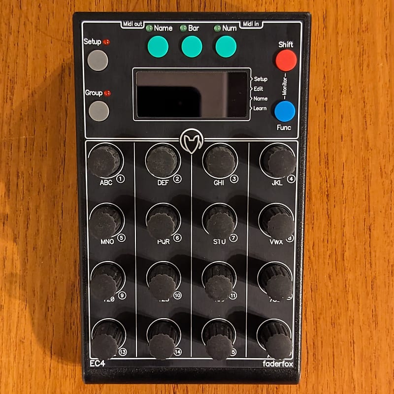 Faderfox EC4 USB MIDI Encoder Controller Reverb