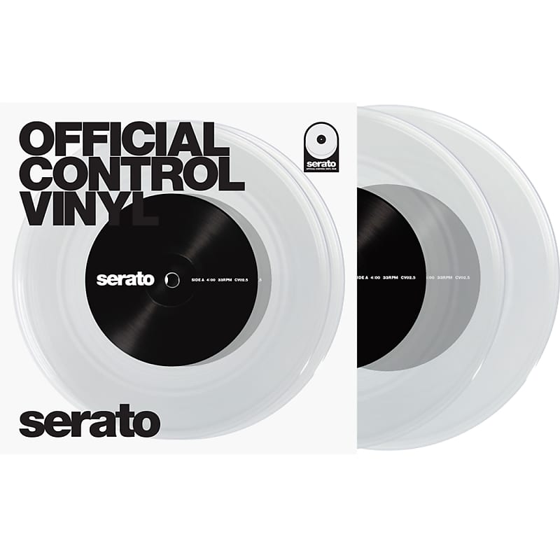 Serato Standard Colors 12'' (Pair) - Black Control vinyl Serato
