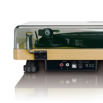 Lenco L-30 Wood Semi-Automatic Belt Drive USB Turntable, 33 & 45 RPM, with  Integrated Stereo Pre-Amplifier and MMC - Wooden Vinyl Record Player |  Reverb Austria