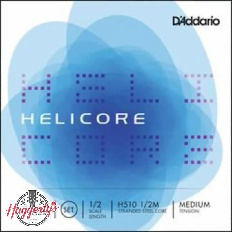 D'Addario Helicore 1/2 Cello String Set - Medium Tension - H510 1/2M image 1
