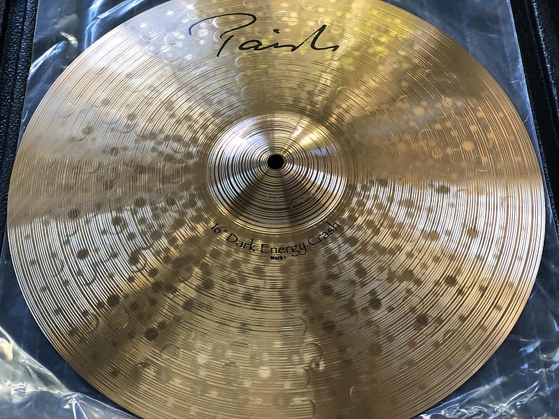 競売 PAISTE Dark パーカッション・打楽器 16 Crash Energy