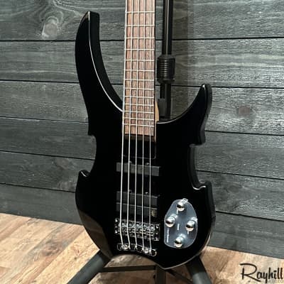 Warwick Rockbass Vampyre 5-String Black Electric Bass Guitar w/ Gig Bag image 3