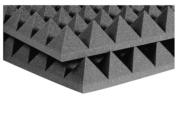 Auralex 4PYR22CHA-HP StudioFoam Pyramid Panels - 24x24x4" (6) image 1