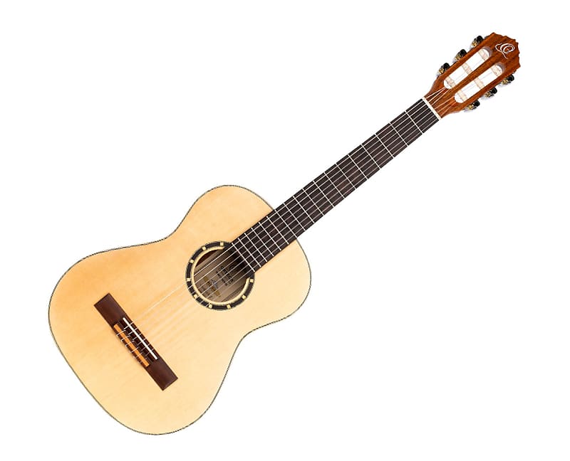Ortega Guitars R121-1/2 Family Series 1/2 Size Nylon Classical Guitar image 1