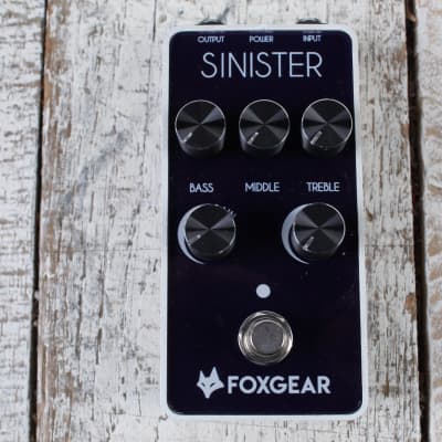Foxgear Sinister FET Metal Distortion Pedal Electric Guitar Effects Pedal for sale