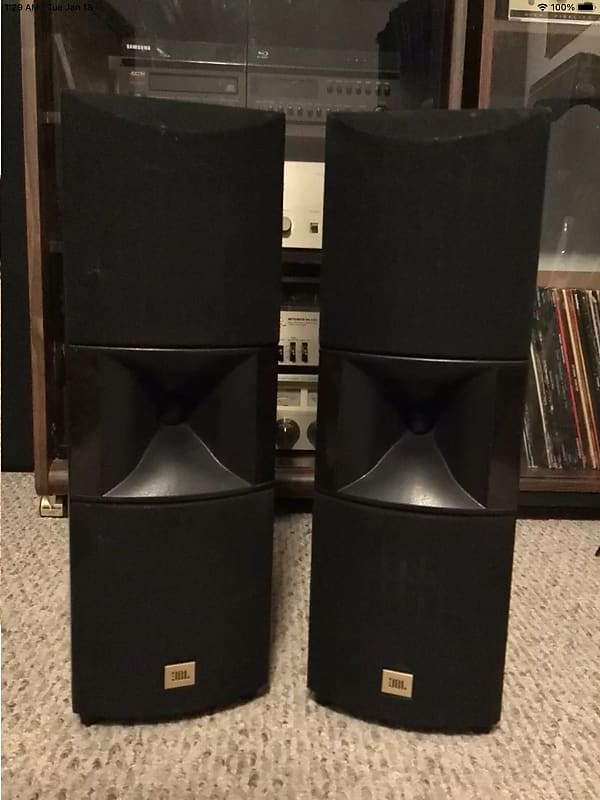 Pair of JBL SVA1500 Speakers Horn Loaded High-End Standmount Mini Towers  Bookshelf Made in USA