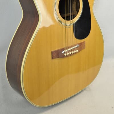 Ensenada Japan MIJ Japanese Norma, National, 000-28 OM28 Style Acoustic Guitar w/ Chipboard case image 3