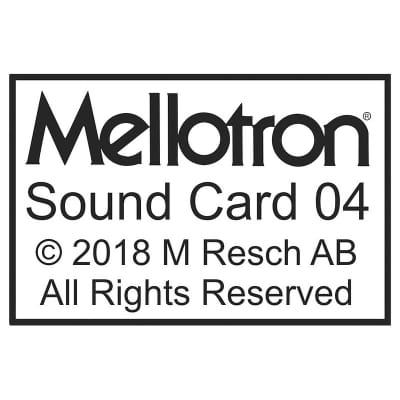 Mellotron Sound Card 04 Expansion Card for M4000D Instruments with 128 Sounds